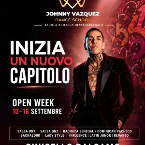 Johnny Vazquez y su Imperio Azteka, Salsa and Bachata instructor from Milan