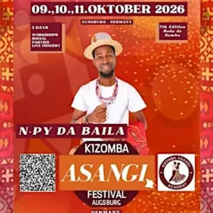 N-Py Da Baila, instructor at Asangi Kizomba Semba Afro Festival 7th Edition