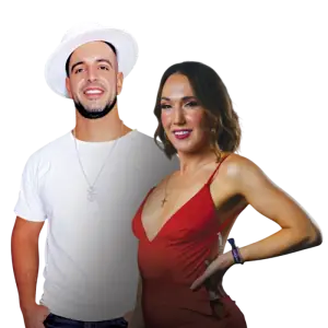 Roberto and Chrissy, instructor at Indonesian International Latin Festival & Asia-Pacific Salsa Summit 2026